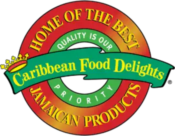 Colorful emblem representing caribbean food delights, emphasizing their dedication to quality jamaican products with the tagline 'home of the best'. Colorful emblem representing caribbean food delights, emphasizing their dedication to quality jamaican products with the tagline 'home of the best'.