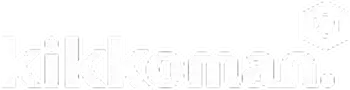 Kikkoman logo in black and white. Kikkoman logo in black and white.
